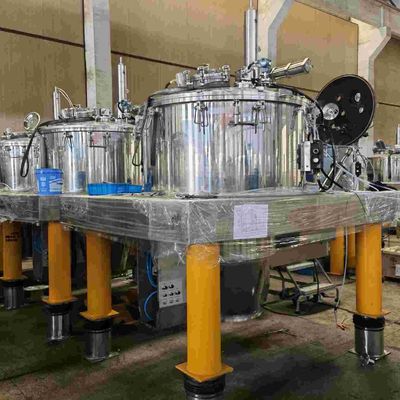 130kg 11kw Bottom Discharge Centrifuge 1200rpm With Bag Pulling