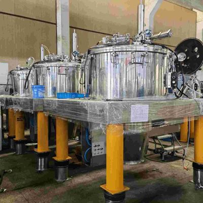 130kg 11kw Bottom Discharge Centrifuge 1200rpm With Bag Pulling