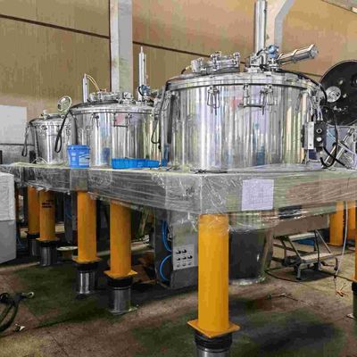 130kg 11kw Bottom Discharge Centrifuge 1200rpm With Bag Pulling