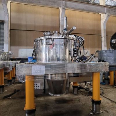 570mm Basket Centrifuge Machine 230kg Bottom Discharge Scraper