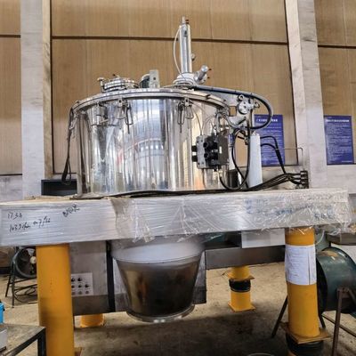 Large Quantities PLC Control Automatic Scraper Bottom Discharge Pull Action Centrifuges