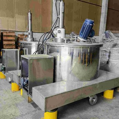 1200rpm Automatic Batch Centrifuge 500L Bottom Discharge Scraper For Food Separation