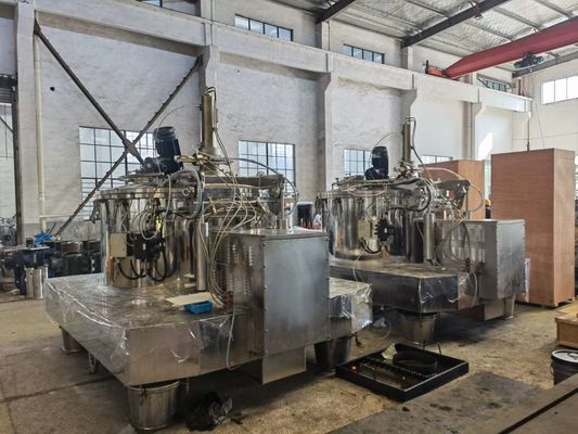 1200rpm Automatic Batch Centrifuge 500L Bottom Discharge Scraper For Food Separation