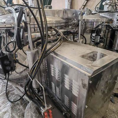 ISO9001 Plastic Lining Vertical Bottom Discharge Centrifuge For NH4 2SO4
