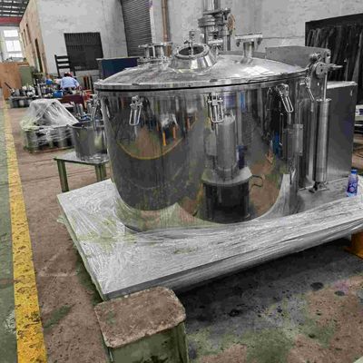 Chemical Processing Four Point Top Discharge Centrifuge 400L Basket Centrifuge