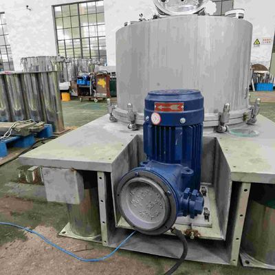 Metal 555L 850rpm Industrial Basket Centrifuge Manual Vertical