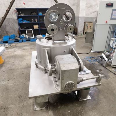 Metal 555L 850rpm Industrial Basket Centrifuge Manual Vertical