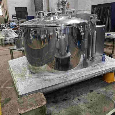Metal 555L 850rpm Industrial Basket Centrifuge Manual Vertical