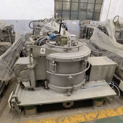 Vertical Small Manual 250kg Top Discharge Centrifuge 15kW With Halar Coating