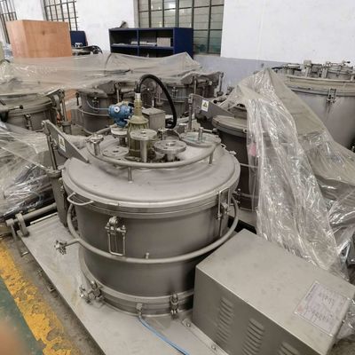 Vertical Manual 120L Basket Centrifuge 450mm With Halar Lining