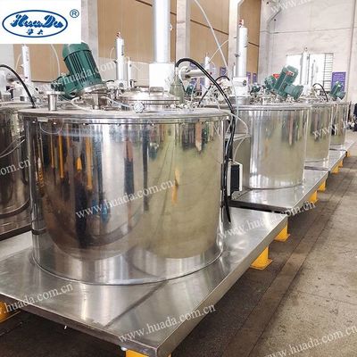 Vertical Mining Concentration Scraper 1250L Solid Liquid Separation Centrifuge 800rpm