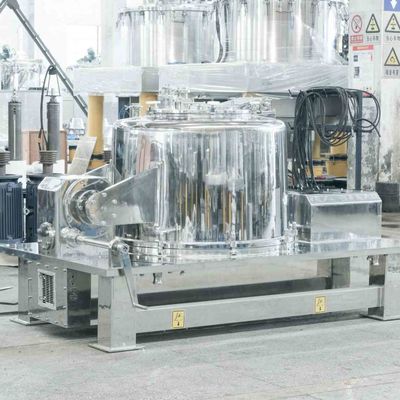 Fully Opening Cover Manual Industrial Centrifuge Machine 1500rpm Top Discharge